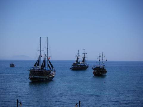 Udsigt fra det røde tårn i Alanya