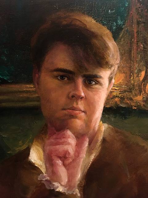 Peter. Olie on Canvas. Fragment