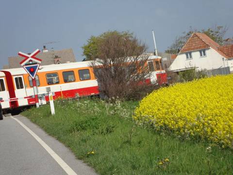 VLTJ på 'motorvejen' ud for Ramme