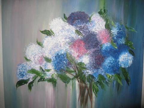 blomsterbuket på en vase