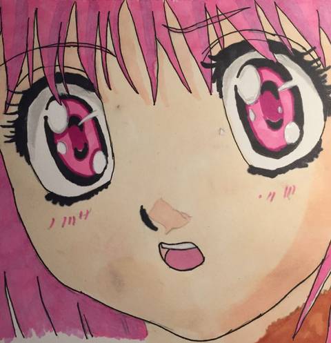 Manga Girl Pink