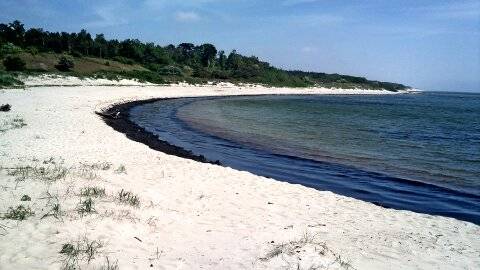 strand på Bornholm