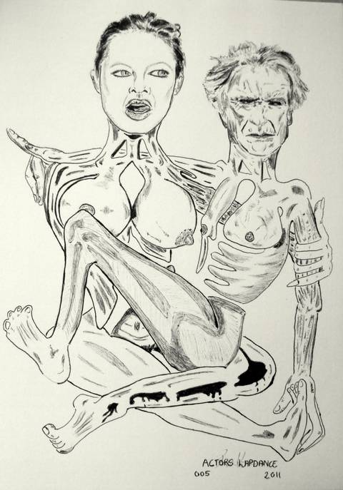 Actors lapdance