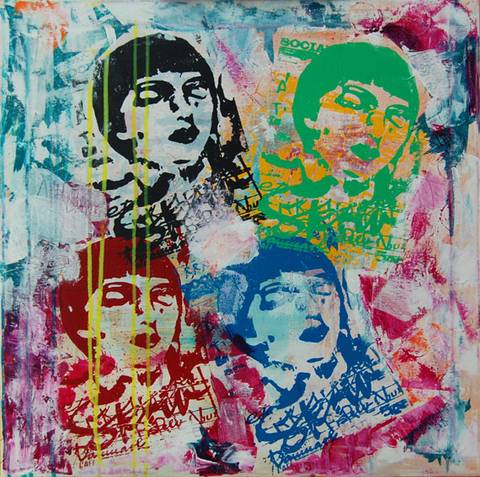 Colourful ladies