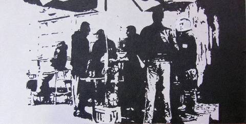 Pusher Street Woodstok – stencils af Per Corell