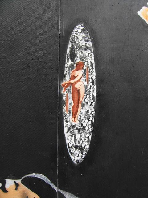Display detail – stencils af Per Corell