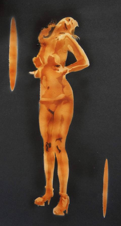 "Strobe Strip 4" – stencils af Per Corell