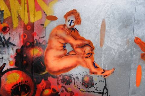 Close-up fence – stencils af Per Corell