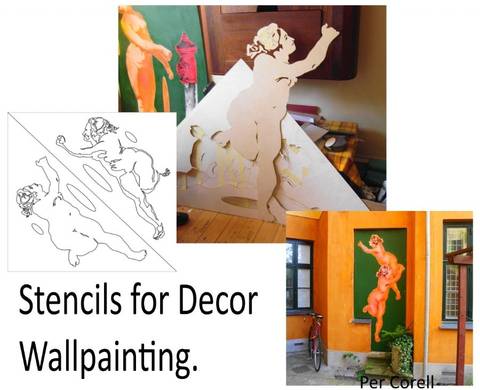 Stencils for Decor Wallpainting – stencils af Per Corell