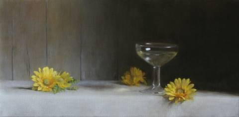 blomster og vin