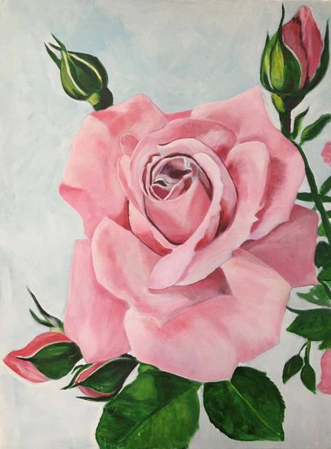 pink lady – maleri af bebro
