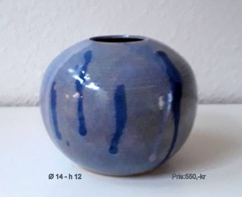 Rund krukke/vase