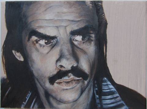 Portræt af Nick Cave