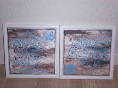 blå/brune