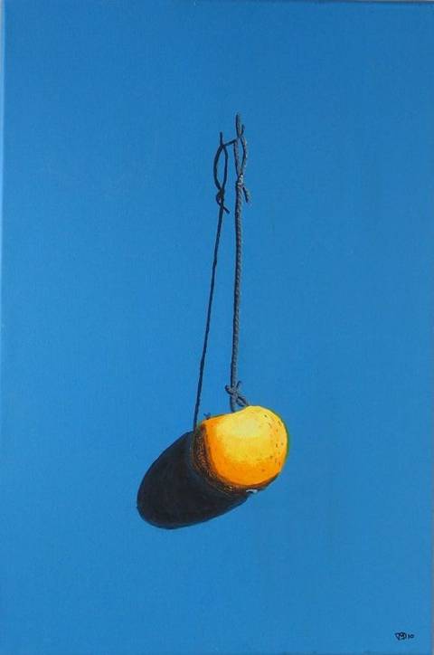 Apple on a string