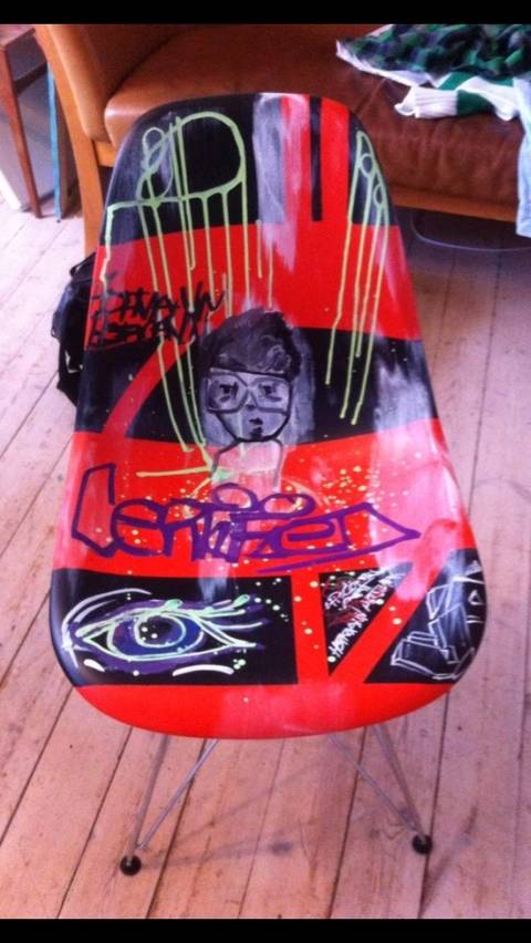 Eames kombineret med street-art